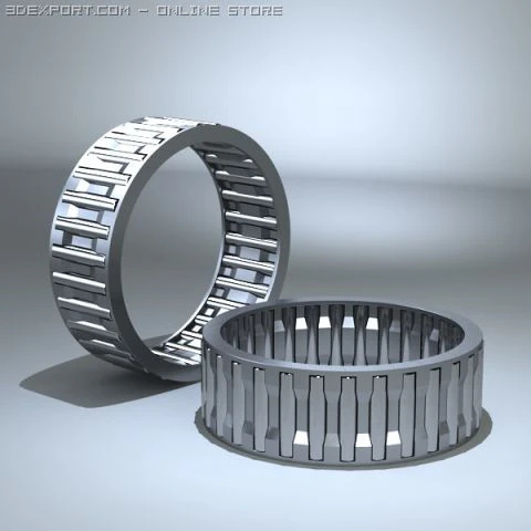 滚针轴承 3D 模型 .c4d .max .obj .3ds .fbx .stl .blend 