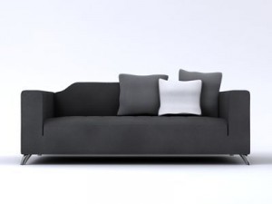 baroque two seater italian sofa Modelo 3D