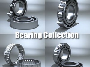 4 bearing collection Modello 3D