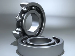 Cole&ccedil;&atilde;o de 4 rolamentos Modelo 3D