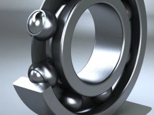 Cole&ccedil;&atilde;o de 4 rolamentos Modelo 3D