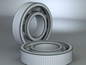 Cole&ccedil;&atilde;o de 4 rolamentos Modelo 3D