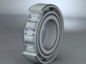 Cole&ccedil;&atilde;o de 4 rolamentos Modelo 3D