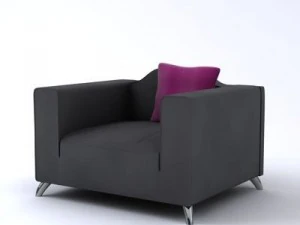 baroque italian chair 3D Model