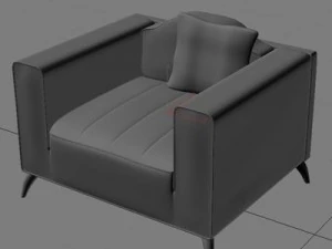 baroque italian chair 3D Model