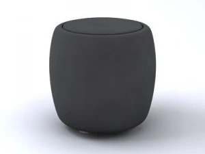 pouf da arredamento barocco italiano Modello 3D