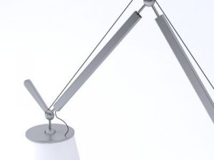 artemide tolomeo mega floor lamp 3D 模型