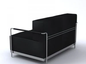 sofa dua dudukan casper Model 3D