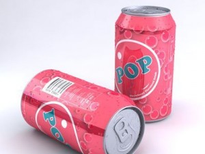 unbranded soda can with multiple flavours Modello 3D