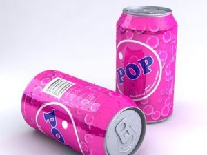 unbranded soda can with multiple flavours Modello 3D