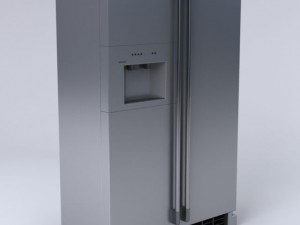 double fridge freezer 3D Model