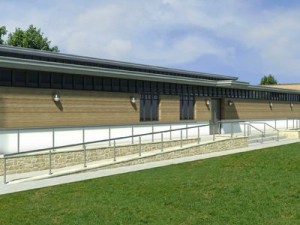 sports pavillion  utility building 3D Модель