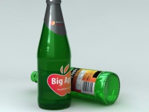 unbranded cider bottle 3D Model