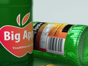 unbranded cider bottle Modelo 3D