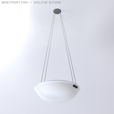 artemide zsuzsu suspension lamp Model 3D .c4d .max .obj .3ds .fbx .stl .blend 