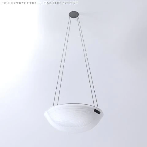 artemide zsuzsu suspension lamp 3D Model .c4d .max .obj .3ds .fbx .stl .blend 