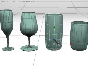 verres &agrave; boire Modèle 3D