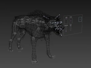 Wolf 3D Modell