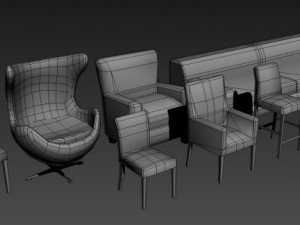 furniture pack 3D 모델