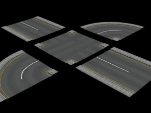 road pack 3D Model