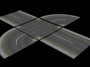 road pack 3D Model