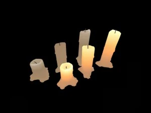 candles 3D Model