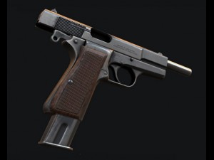 browning hp 3D Model