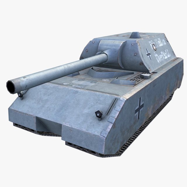 ww2 maus tank Model 3D .c4d .max .obj .3ds .fbx .stl .blend 