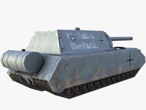 ww2 maus tank Model 3D