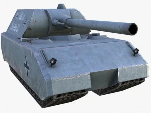 ww2 maus tank 3D Model