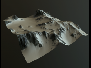 mountains 3D Model