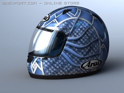 arai astroj helmet Model 3D .c4d .max .obj .3ds .fbx .stl .blend 
