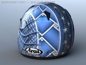 arai astroj helmet Model 3D