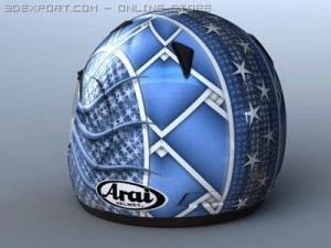 arai astroj helmet 3D Model