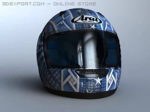 arai astroj helmet 3D Model