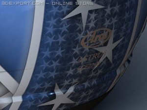 arai astroj helmet Model 3D