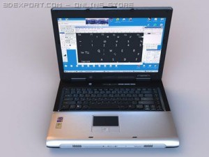 acer 1672wlmi laptop 3D Модель