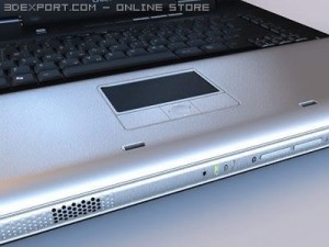 acer 1672wlmi laptop 3D Модель