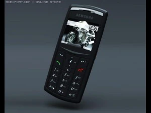 삼성 x820 휴대폰 3D 모델