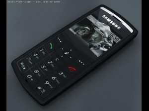 samsung x820 mobile phone Model 3D