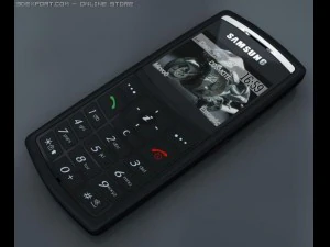 samsung x820 mobile phone 3D Model