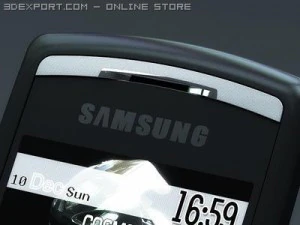 samsung x820 mobile phone 3D Model