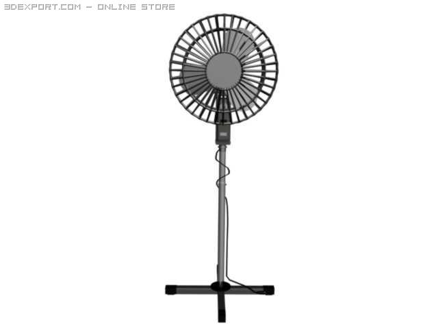 fan Modelo 3D .c4d .max .obj .3ds .fbx .stl .blend 