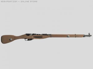 mosin rus t&uuml;feği &ouml;rnek 1891 yılı 3D Model