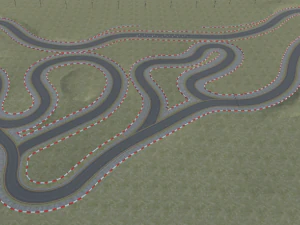 race track small 3D Model