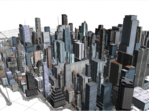 Time square 3D मॉडल