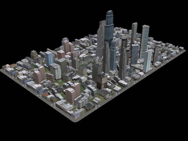 City 888 Modelo 3D .c4d .max .obj .3ds .fbx .stl .blend