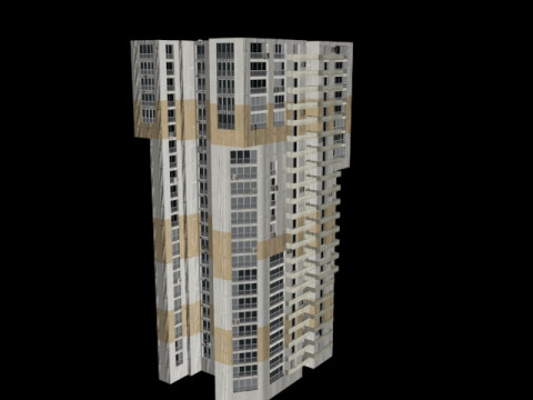 Building b111 3D 模型