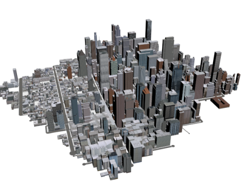 Time square 3D Модель