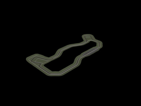 Race track 55 3D Model